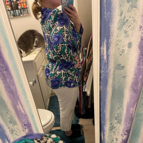 Gorgeous long vintage Blazer, size 14 - Picture 3 of 12